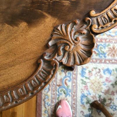 Lot 2 - Ornate Side Table LOCAL PICK UP ONLY