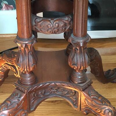 Lot 2 - Ornate Side Table LOCAL PICK UP ONLY