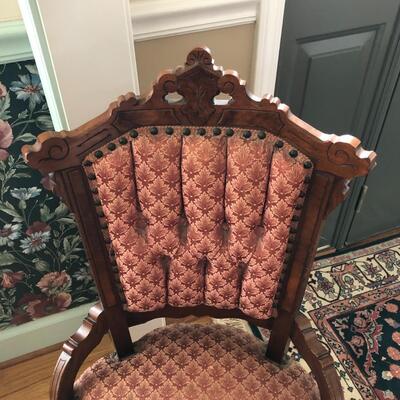 Lot 4 - Spring Bottom Parlor Chair LOCAL PICK UP ONLY