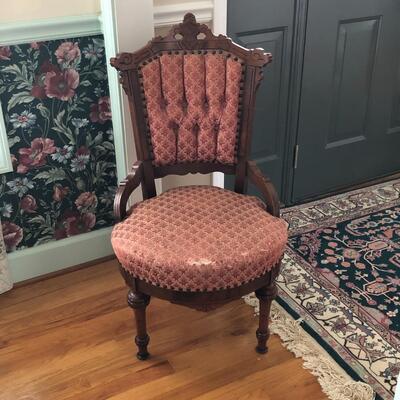 Lot 4 - Spring Bottom Parlor Chair LOCAL PICK UP ONLY