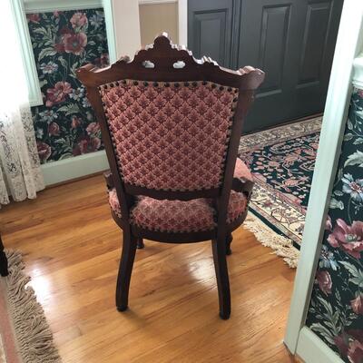 Lot 4 - Spring Bottom Parlor Chair LOCAL PICK UP ONLY