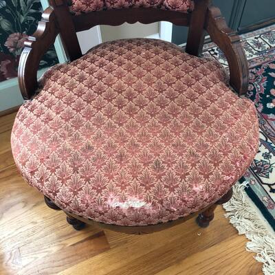 Lot 4 - Spring Bottom Parlor Chair LOCAL PICK UP ONLY