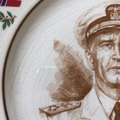 Lot 15 - Allied Nations Commemorative Plate Admiral King