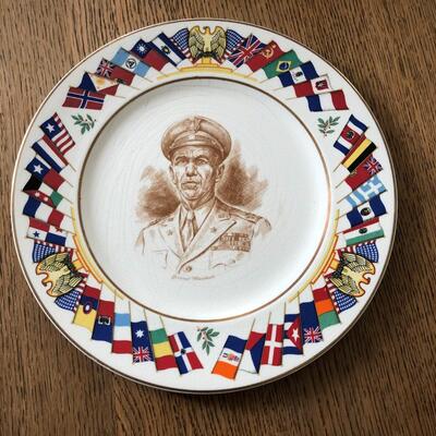 Lot 17 - Allied Nations Commemorative Plate General Marshall