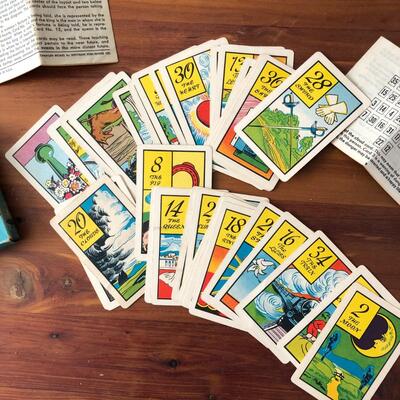Lot 49 - 1950's Old Gypsy Fortune Telling Cards
