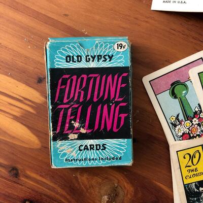 Lot 49 - 1950's Old Gypsy Fortune Telling Cards