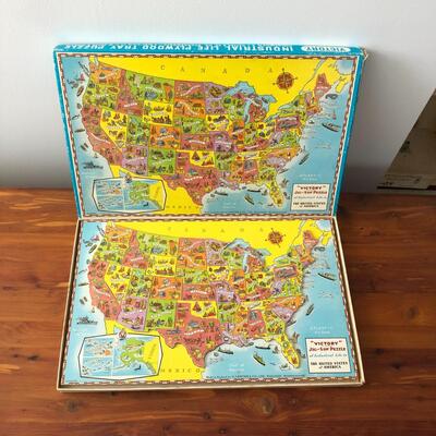 Lot 53 - Victory Jigsaw Puzzle of Industrial Life in the USA