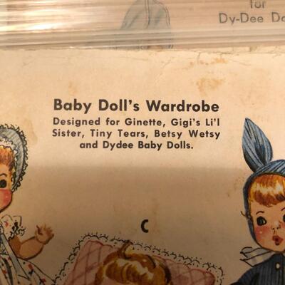 Lot 88 - Vintage Dolls Clothes Patterns