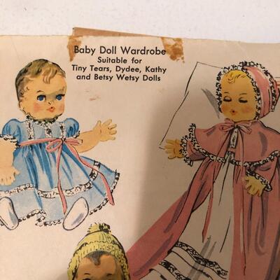Lot 90 - Vintage Dolls Clothes Patterns