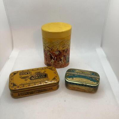Lot 98 - (3) Vintage Tins