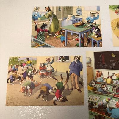 Lot 103 - Alfred Mainzer Cat Post Cards