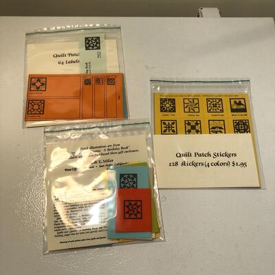 Lot 112 - Quilt Block Labels and Stickers