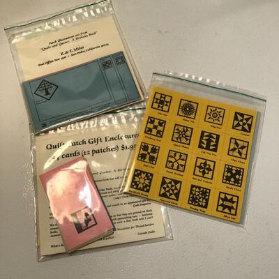 Lot 112 - Quilt Block Labels and Stickers