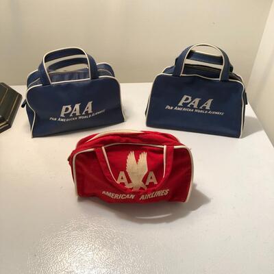 Lot 114 - (3) Vintage Airline Toy Bags
