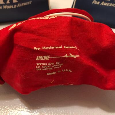 Lot 114 - (3) Vintage Airline Toy Bags