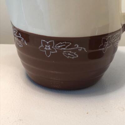 Lot 124 - Oxford Stoneware Coffee and Pitcher