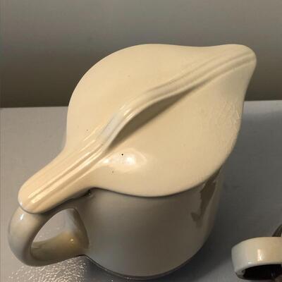 Lot 124 - Oxford Stoneware Coffee and Pitcher