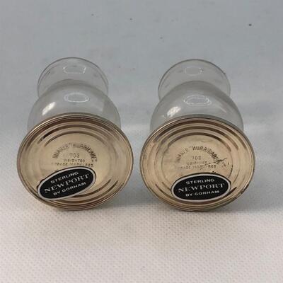 Lot 125 - Gorham Newport Sterling Silver Base Shakers