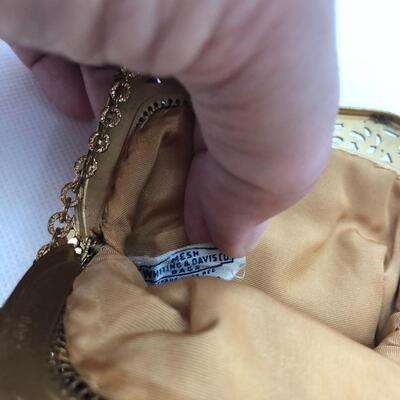 Lot 130 - Whiting and Davis Mesh Wristlet Purse