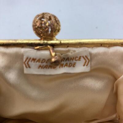 Lot 132 - Handmade in France Beaded Coin Purse