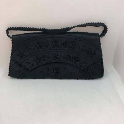 Lot 140 - La Regale Japan Black Beaded Purse