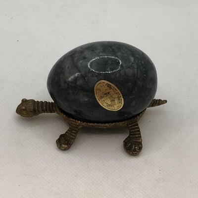 Lot 159 - Alabaster Egg with Stand