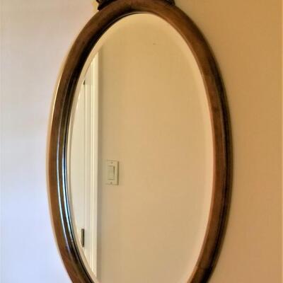 Lot #122  Oval Bombay Company Wall Mirror