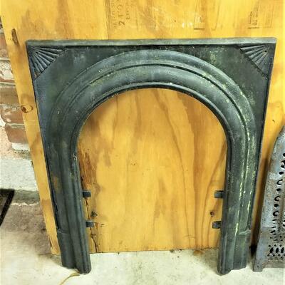Lot #131  Antique Fireplace cover with Surround - as shown