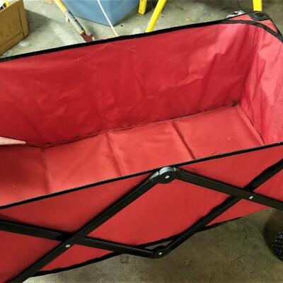 Lot #132  Accordion Style Garden Wagon