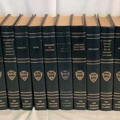 C1071 The Harvard Classics Leather Bound Deluxe Edition Books