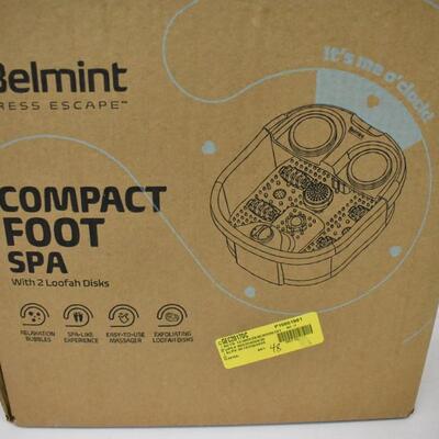 Belmint Compact Foot Spa. Used. Works