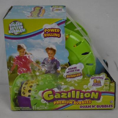 Gazillion Premium Bubble Machine - Used, works, no bubbles