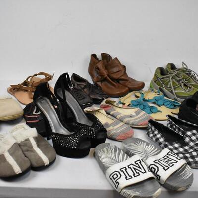 Lot of Shoes, Various Sizes -  As is
