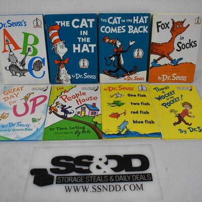 8 Hardcover Dr. Seuss Books: ABC -to- There's a Wocket in my Pocket