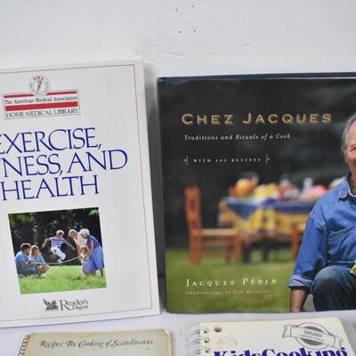 9 Books: Recipe & Healthy Living: Calorie Counter -to- Exercise, Fitness Health