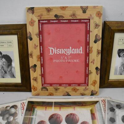 8 pc Various Frames: Disneyland, Princesses, Sports
