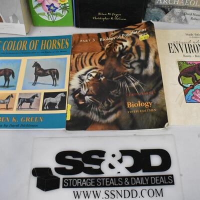 7 Non-Fiction Books: Student Dictionary Animal Gazetteer -to- Environment Study