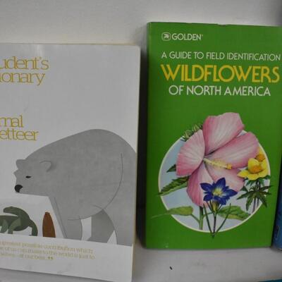 7 Non-Fiction Books: Student Dictionary Animal Gazetteer -to- Environment Study