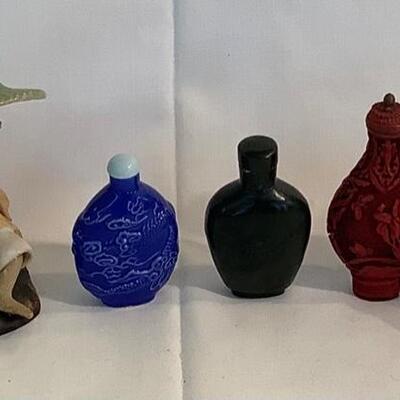 C1098 Miniature Asian Decor Bowls Vases Ginger Jar