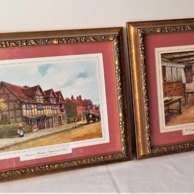 Lot #16  Pair of Traditional Prints - 