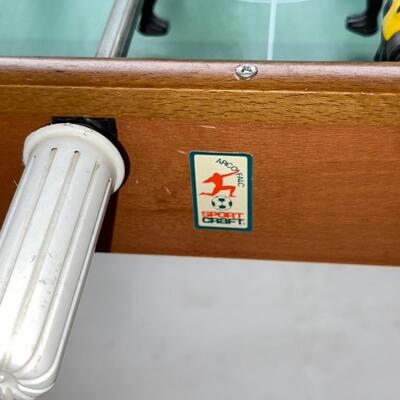 Lot 43  Vintage ARCOFALC Sportcraft Folding Foosball Game Table Made in Italy