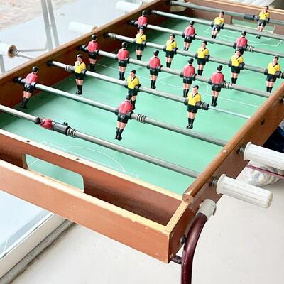 Lot 43  Vintage ARCOFALC Sportcraft Folding Foosball Game Table Made in Italy