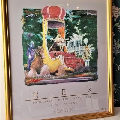 Lot #21 REX Carnival Proclamation - 1991  Beautiful!