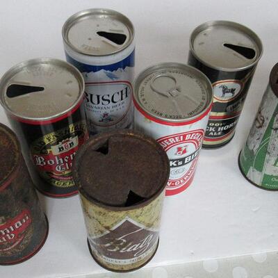 11 Old Beer Cans Blatz, Buckeye, Bubs, Black Horse, More. Read description for more info. 