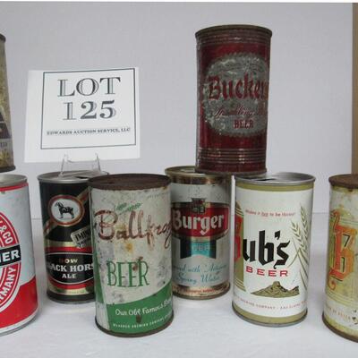 11 Old Beer Cans Blatz, Buckeye, Bubs, Black Horse, More. Read description for more info. 