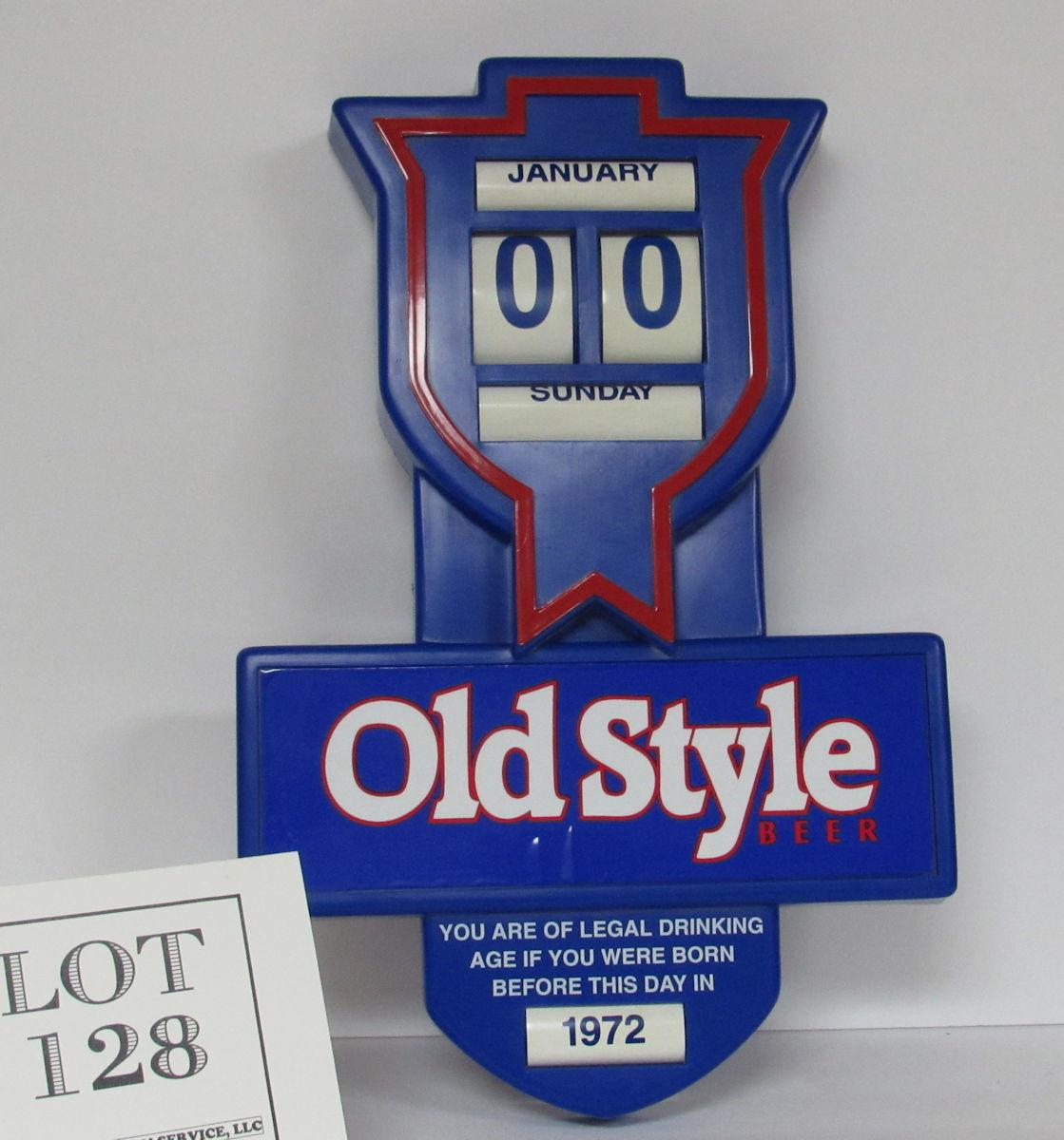 Old Style Plastic Calendar You Are of Legal Drinking Age If... Read