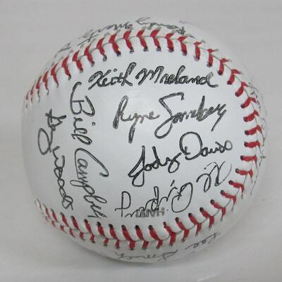 Stamped Autograph Baseball Chicago Cubs