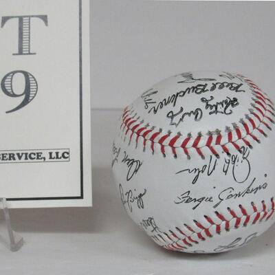 Stamped Autograph Baseball Chicago Cubs