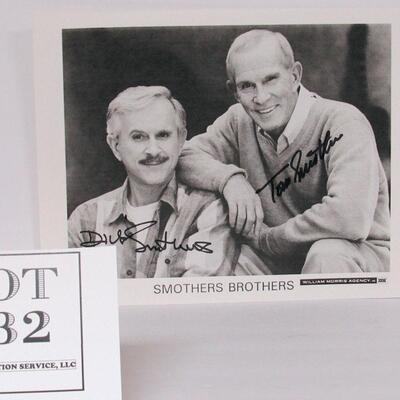 Smother's Brothers Autographed Photo From Grand Opera House 8 1/2