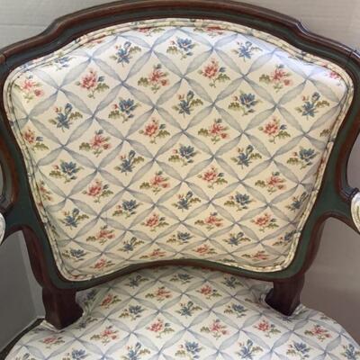 C1117 French Upholstered Arm Chair